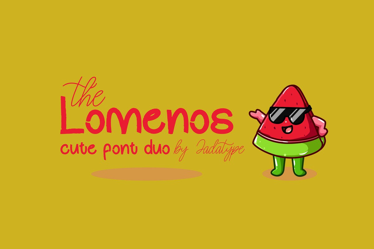 Шрифт The Lomenos