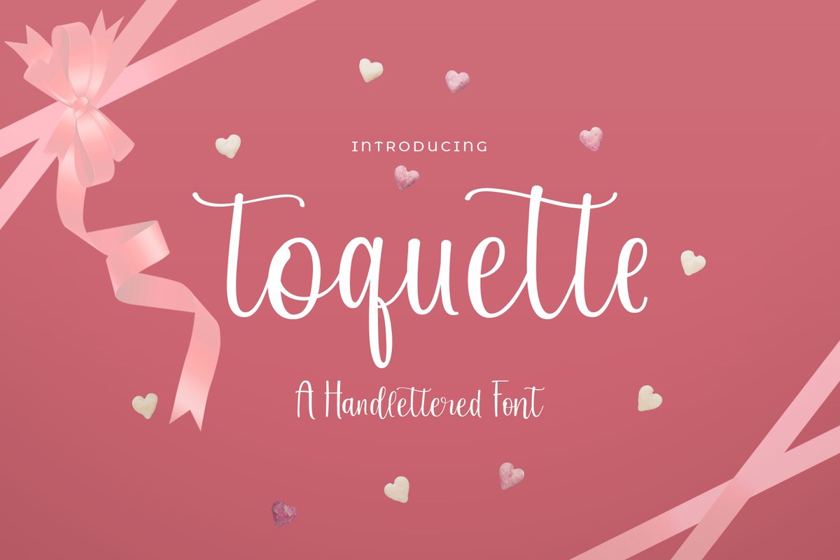Шрифт Toquette