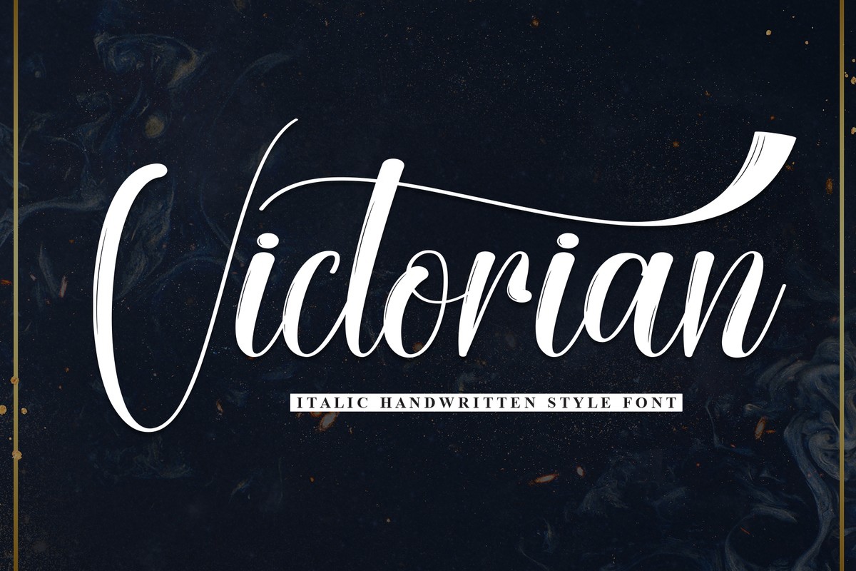 Шрифт Victorian