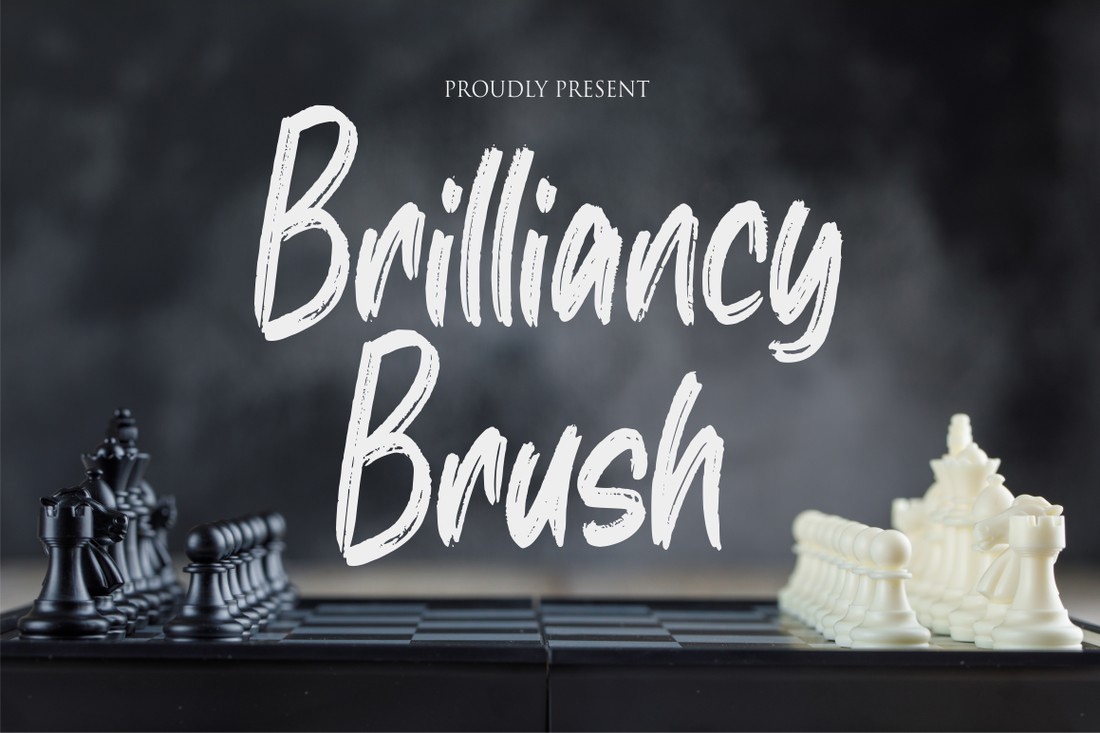 Шрифт Brilliancy Brush