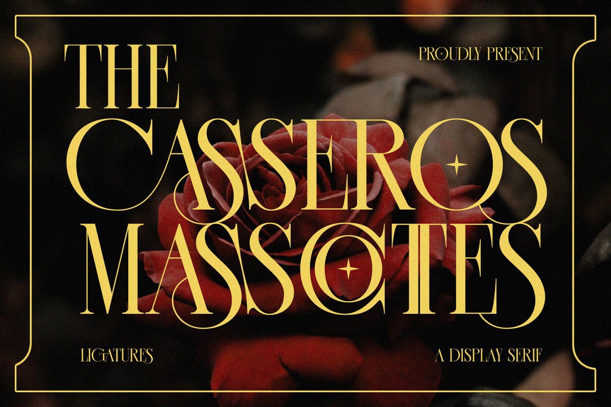 Шрифт Casseros Masscottes