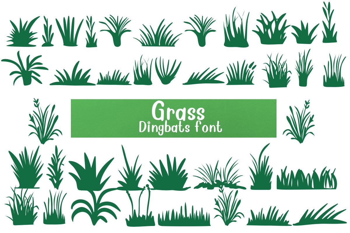 Шрифт Grass