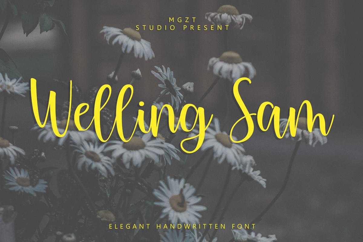 Шрифт Welling Sam