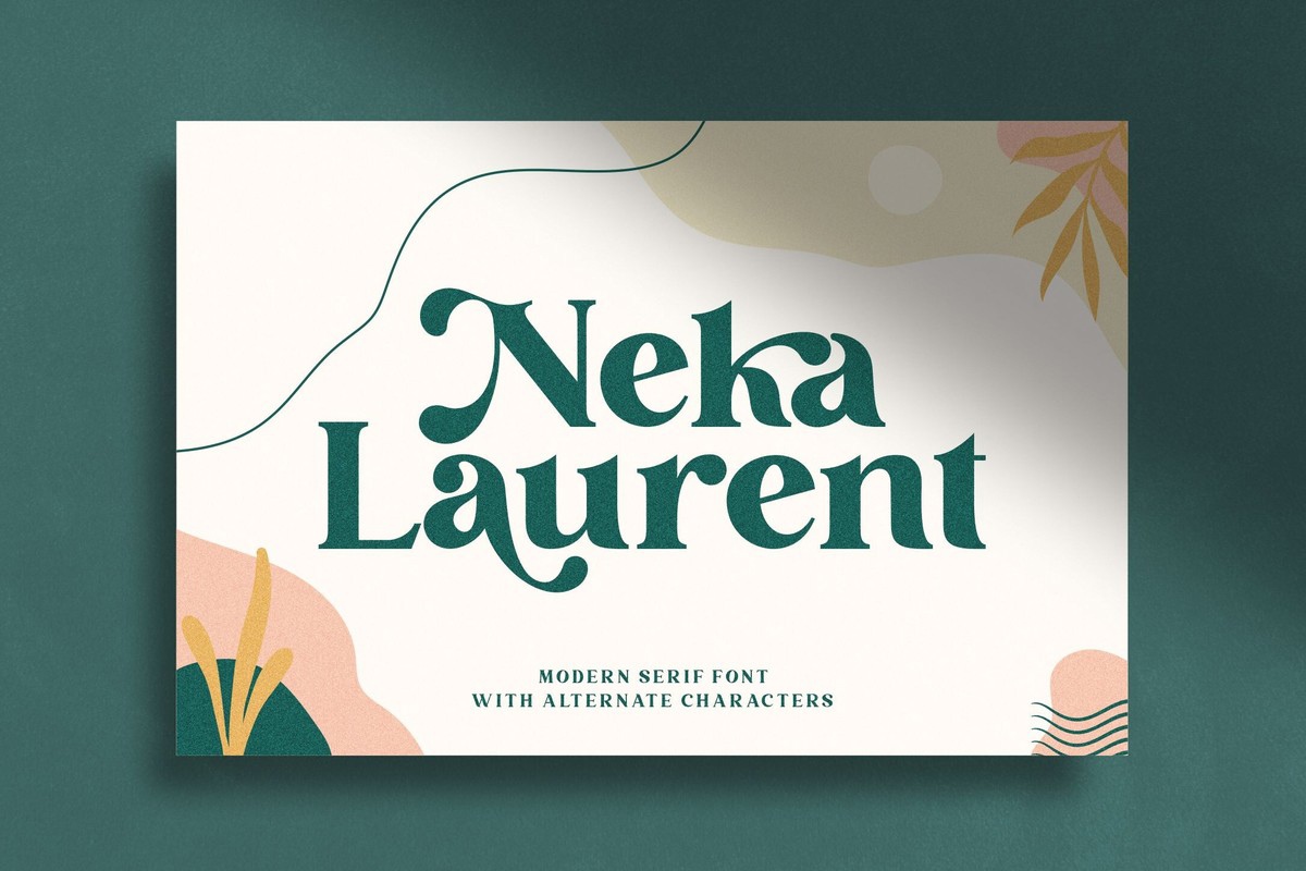 Шрифт Neka Laurent