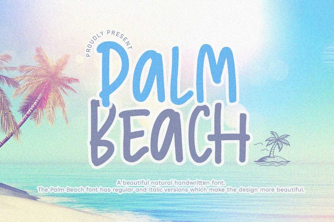 Шрифт Palm Beach