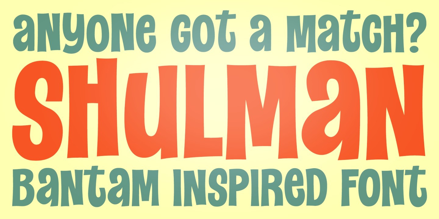 Шрифт Shulman PB