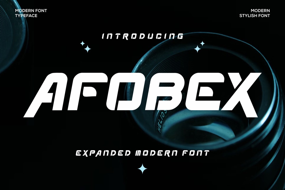 Шрифт Afobex