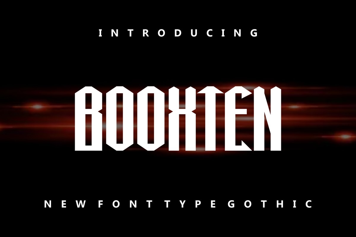 Шрифт Booxten