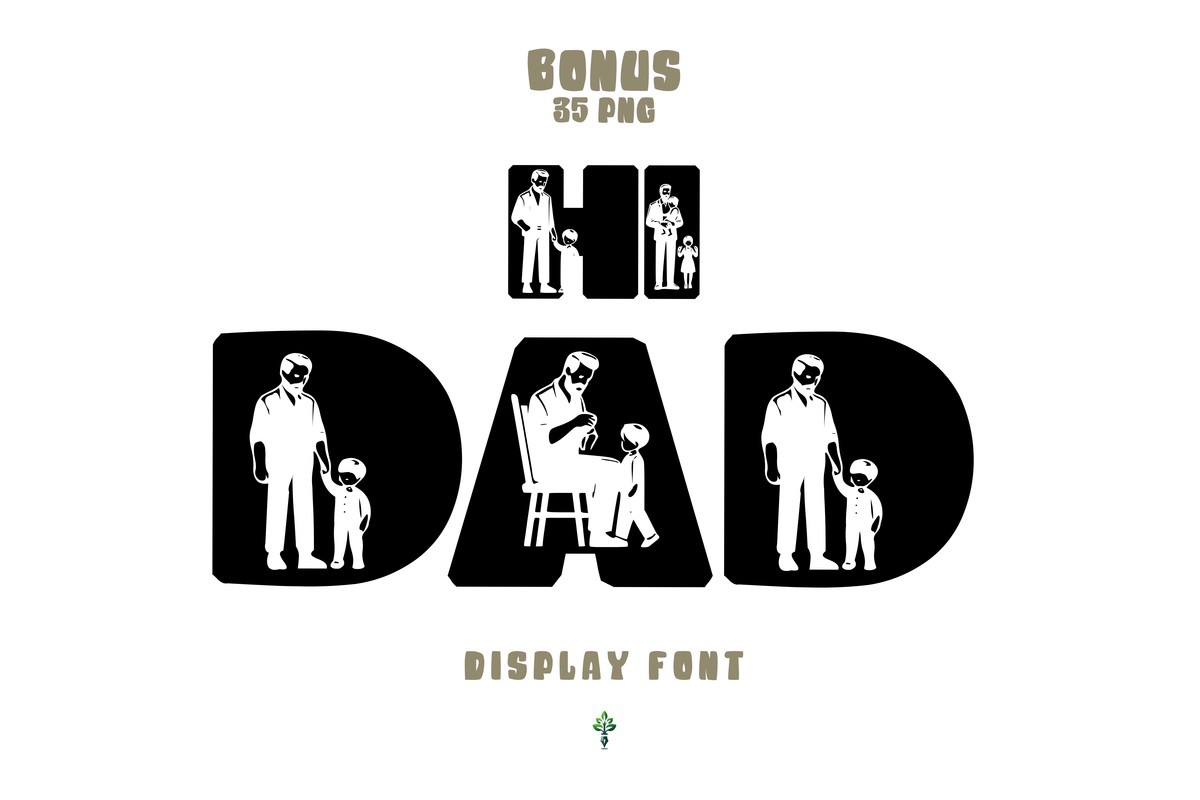 Шрифт Hi Dad