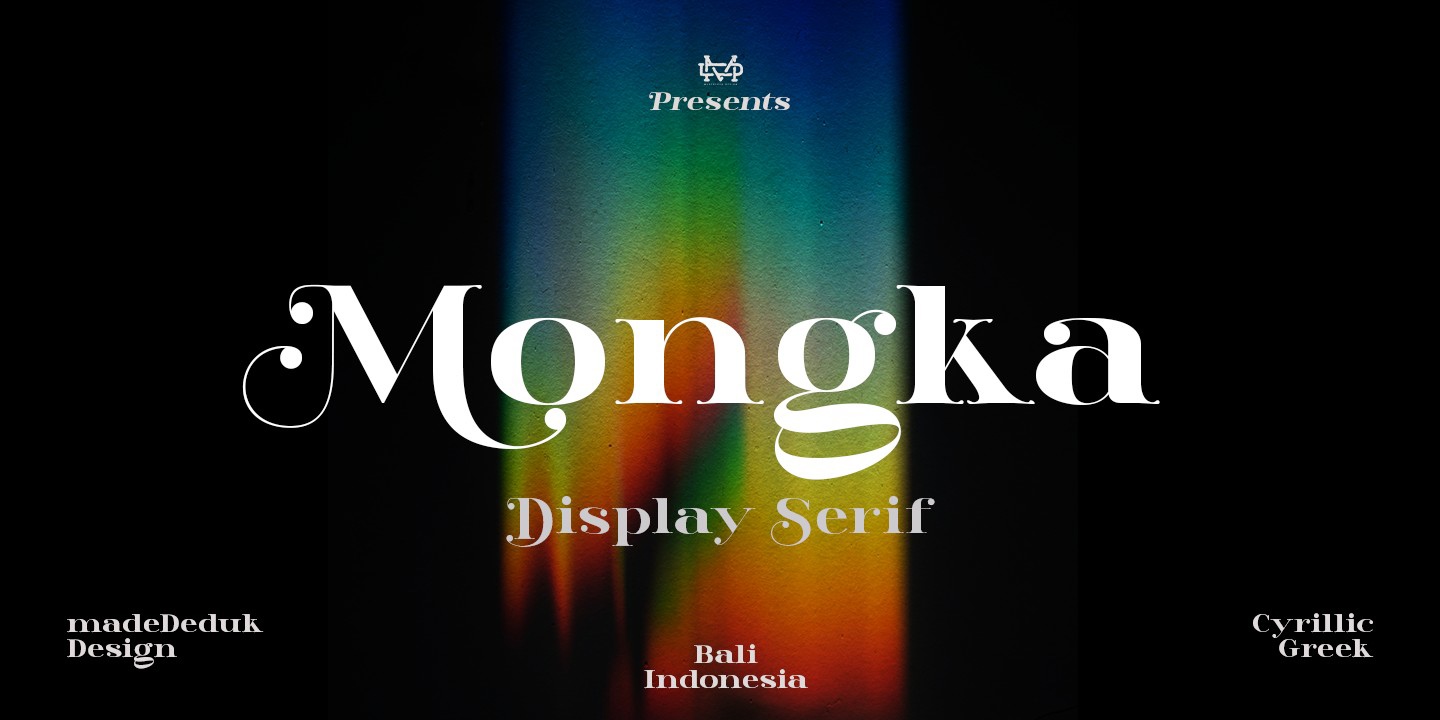 Шрифт Mongka