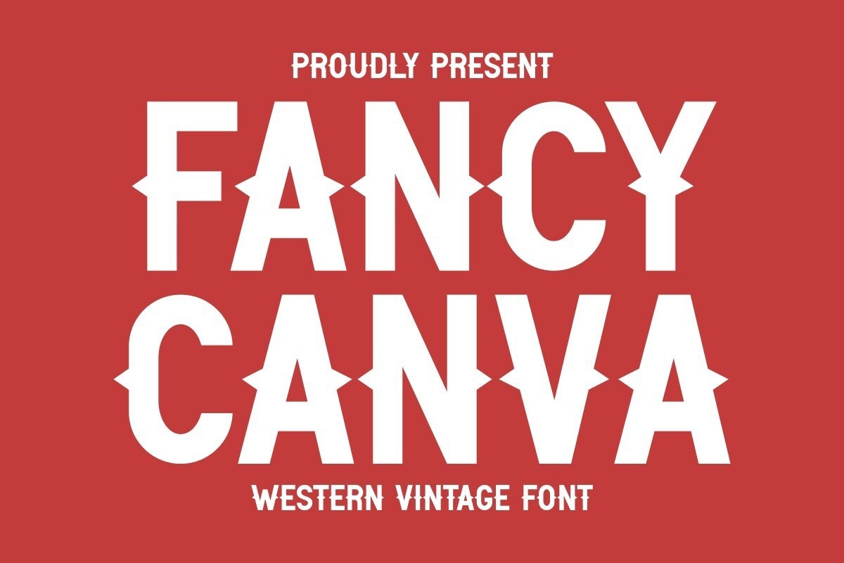 Шрифт Fancy Canva