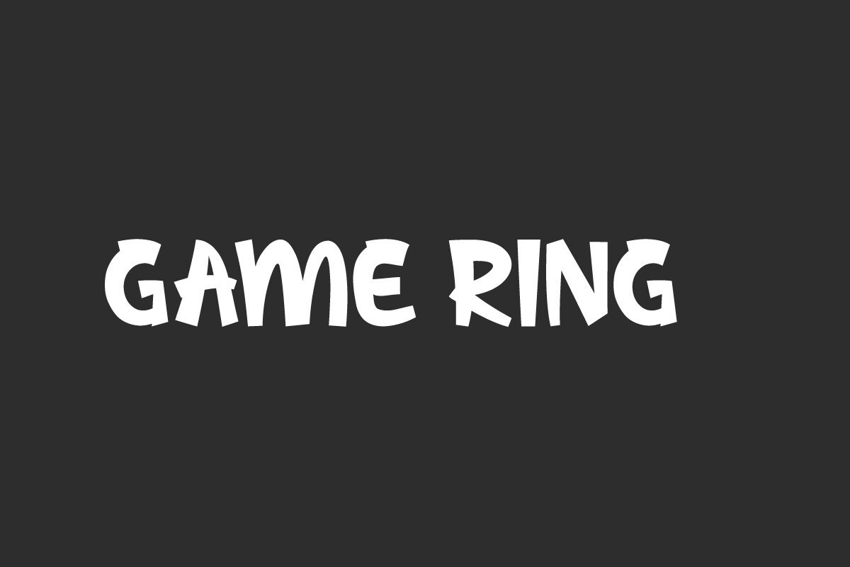 Шрифт Game Ring
