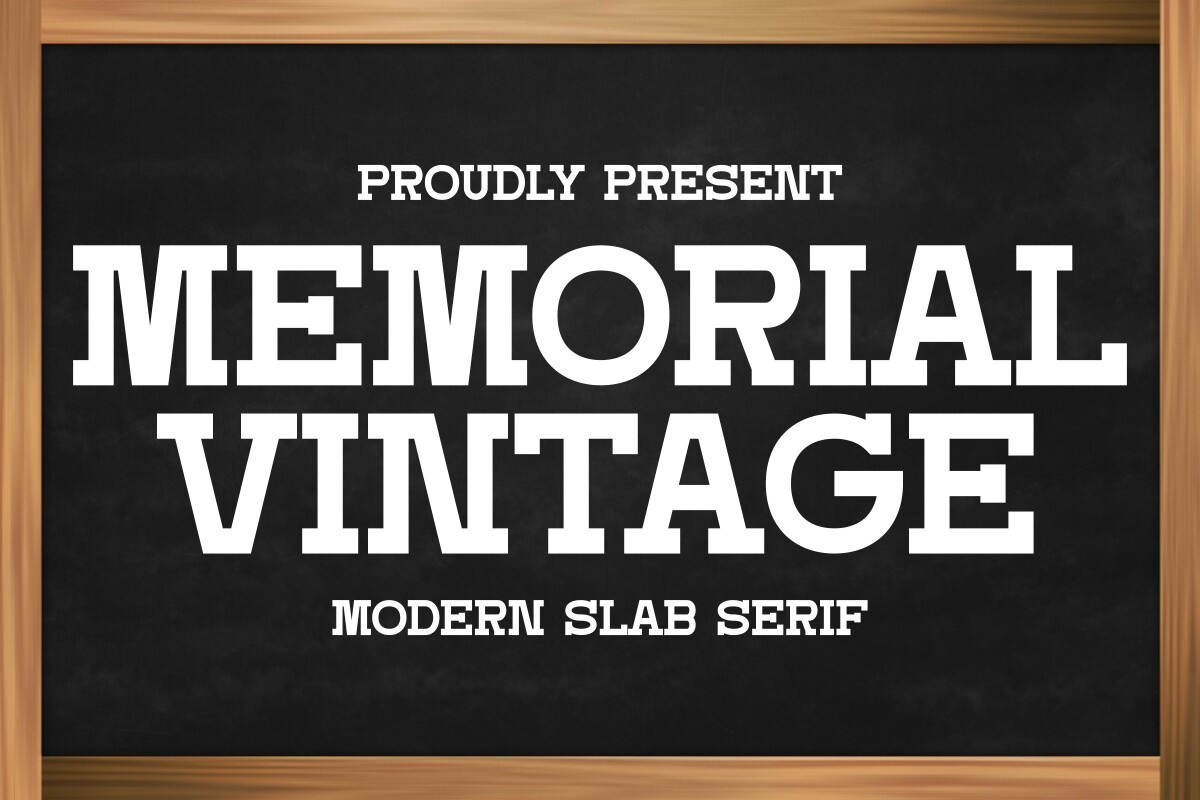 Шрифт Memorial Vintage