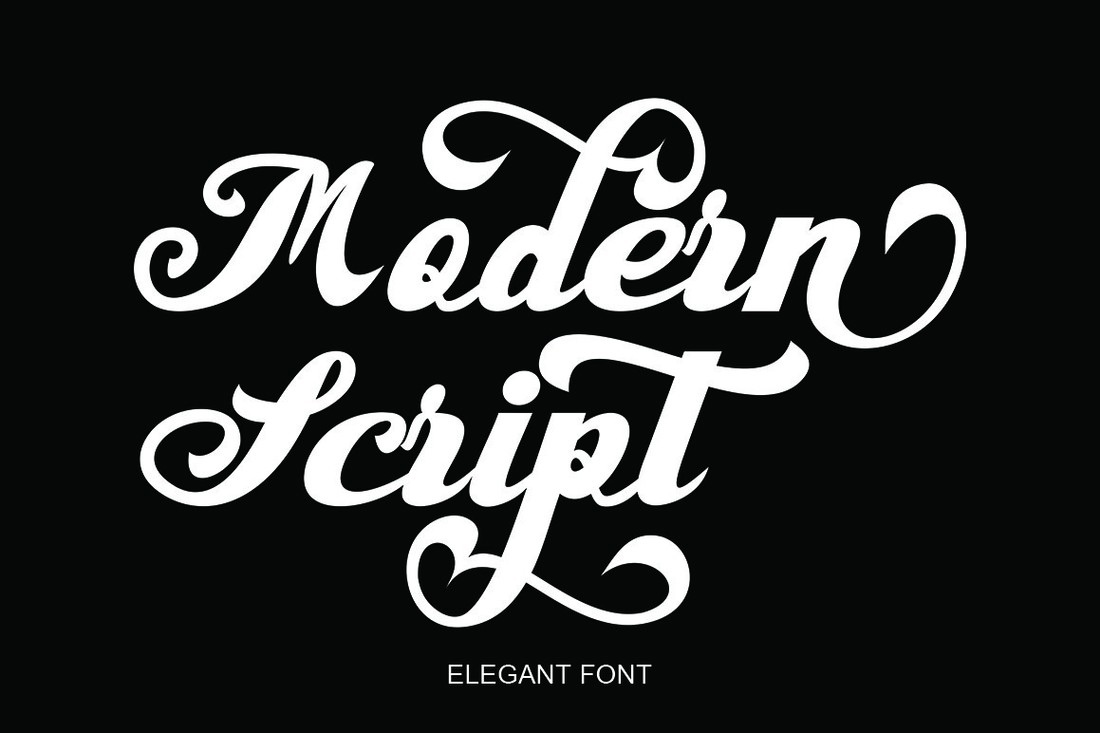 Шрифт Modern Script