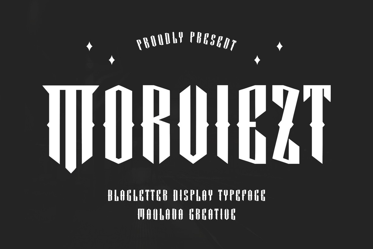 Шрифт Morviezt