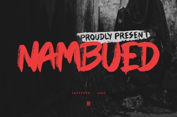 Шрифт Nambued