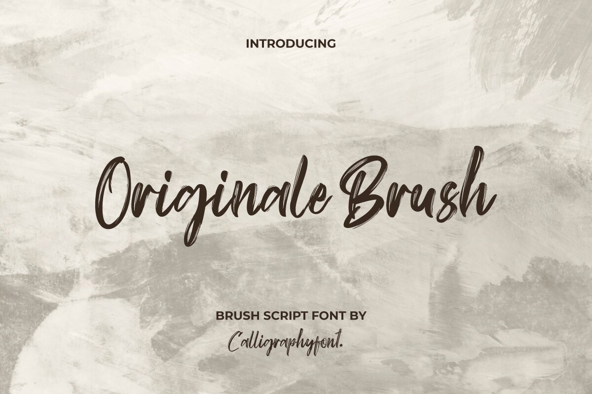 Шрифт Originale Brush