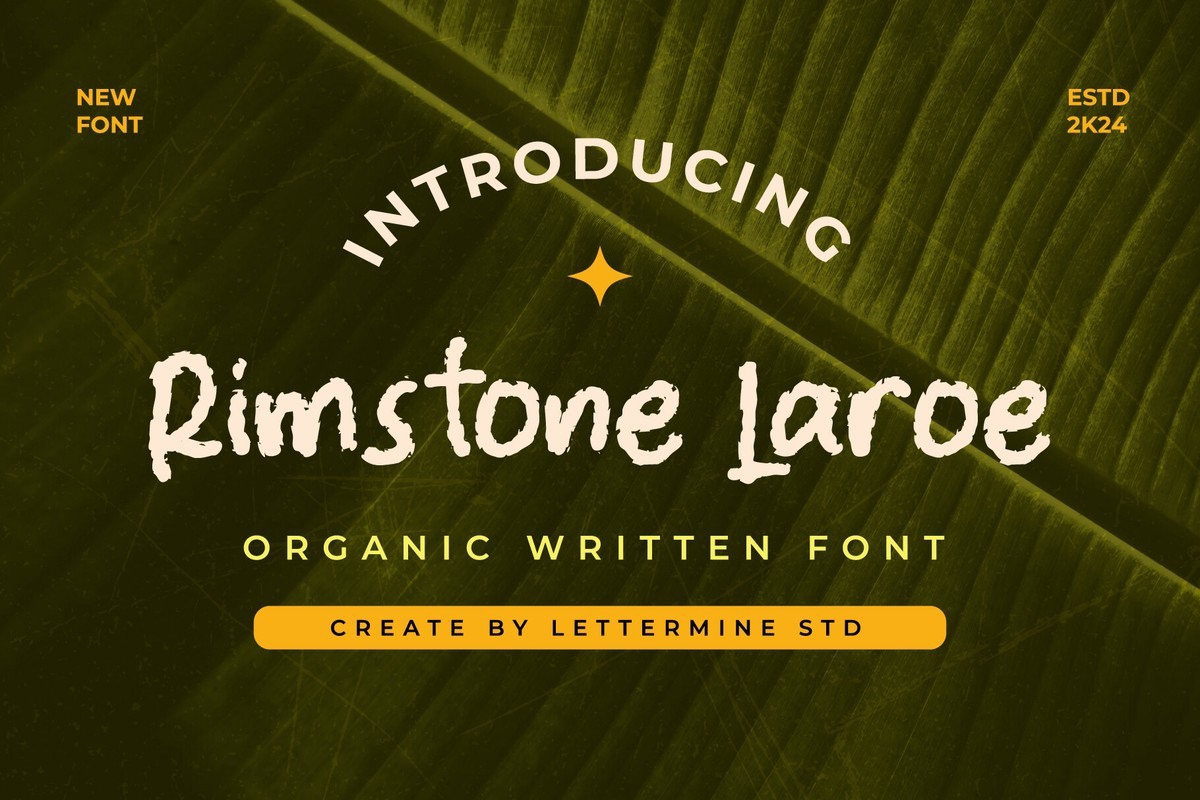 Шрифт Rimstone Laroe