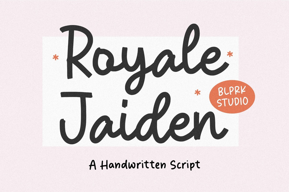 Шрифт Royale Jaiden