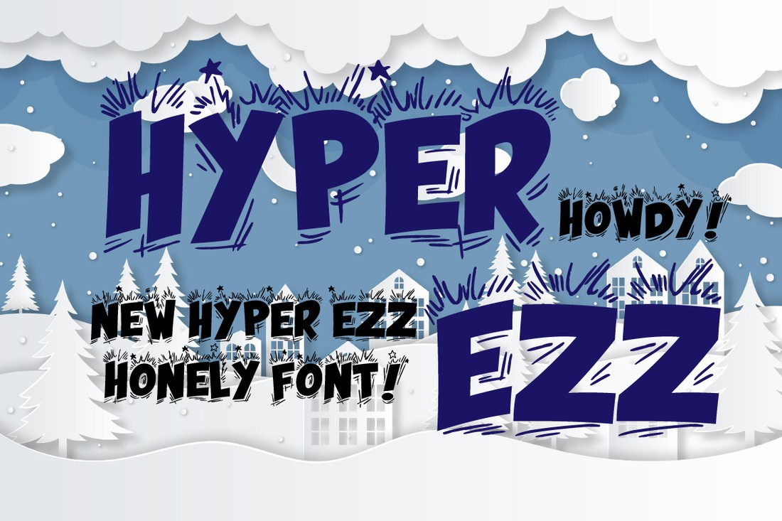 Шрифт Hyper Ezz