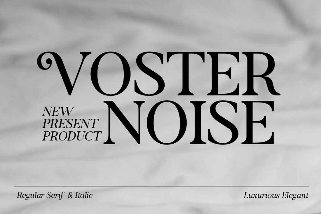 Шрифт Voster Noise