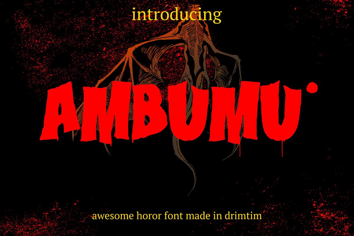 Шрифт Ambumu