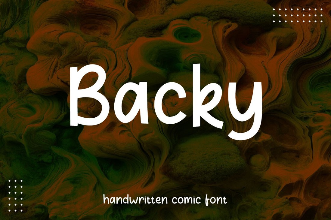 Шрифт Backy