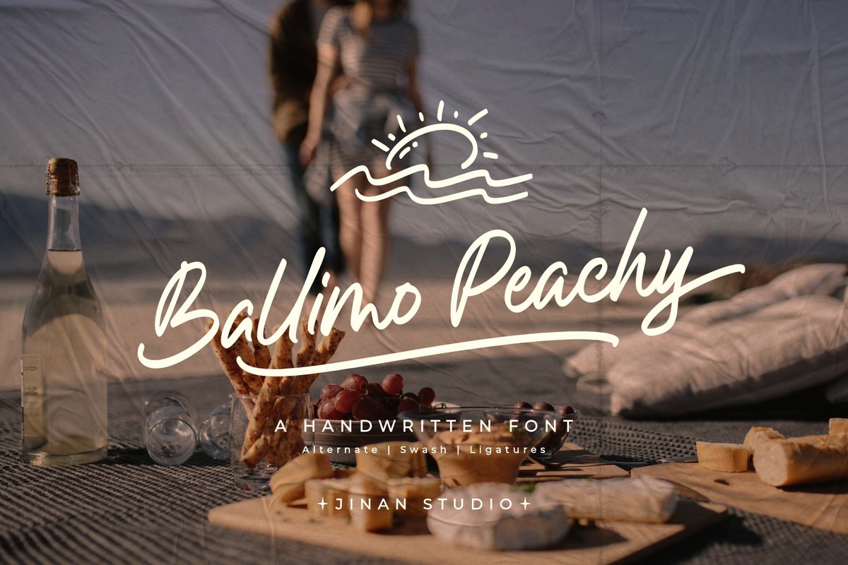 Шрифт Ballimo Peachy