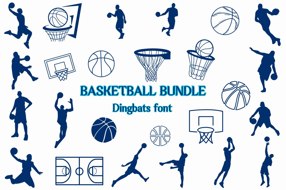 Шрифт Basketball Bundle