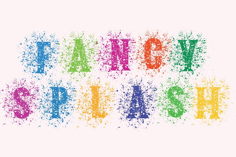Шрифт Fancy Splash