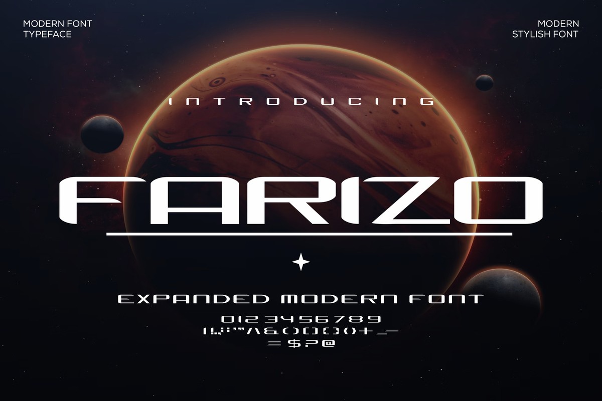 Шрифт Farizo