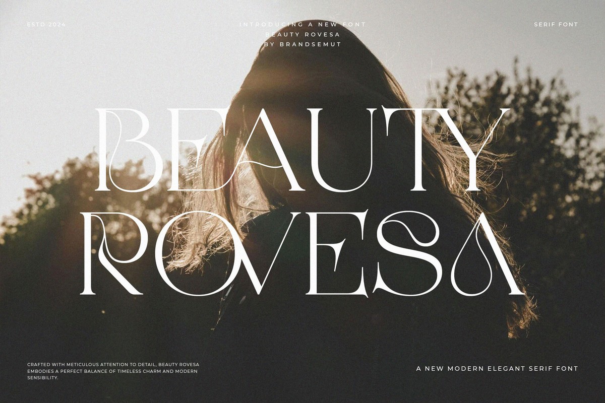 Шрифт Beauty Rovesa