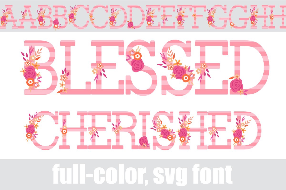 Шрифт Blessed Cherished CF