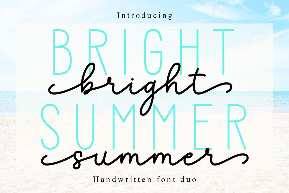Шрифт Bright Summer Duo