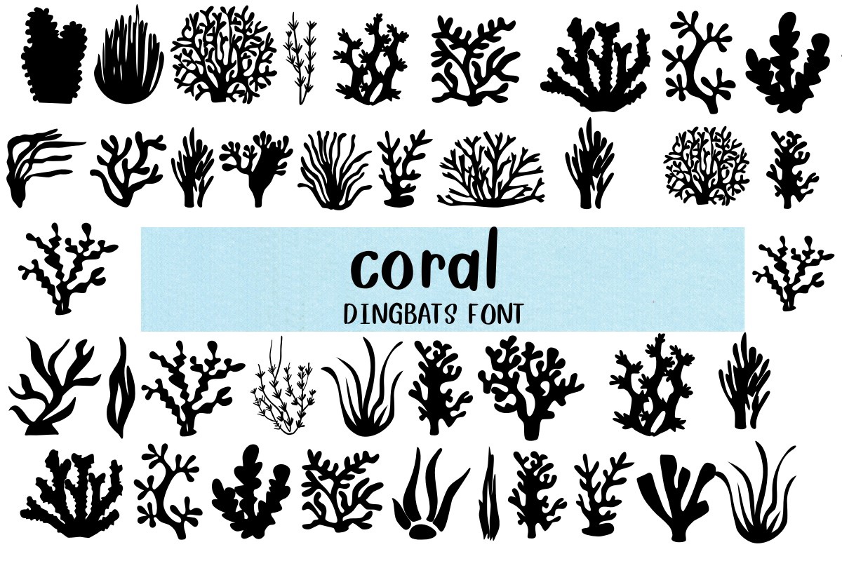 Шрифт Coral