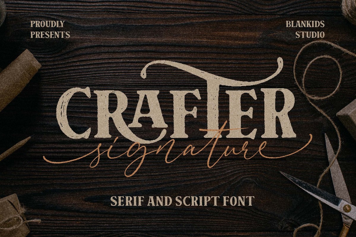 Шрифт Crafter Signature
