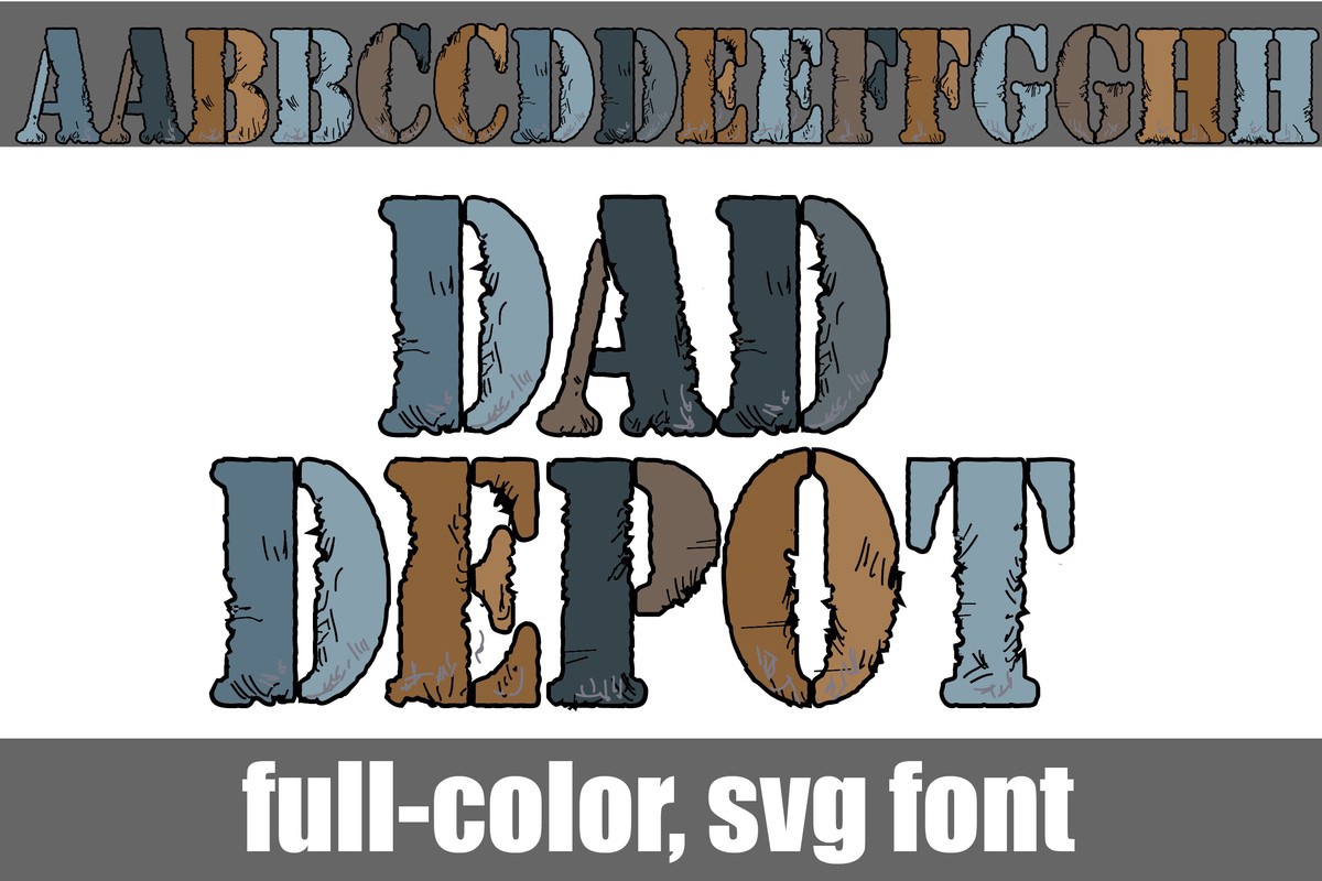 Шрифт Dad Depot CF