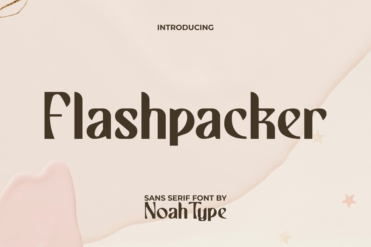 Шрифт Flashpacker