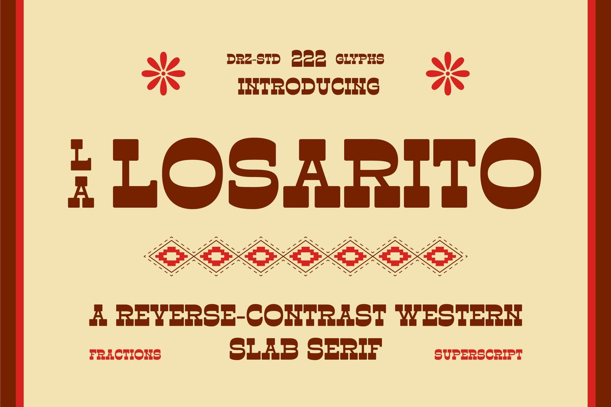 Шрифт La Losarito