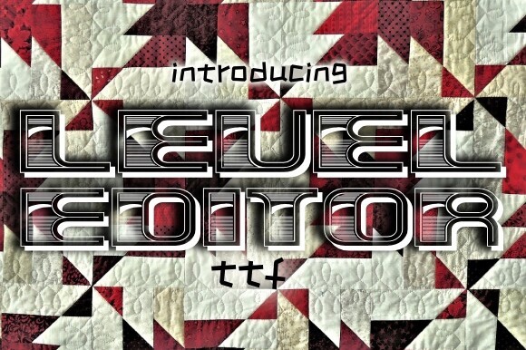 Шрифт Level Editor
