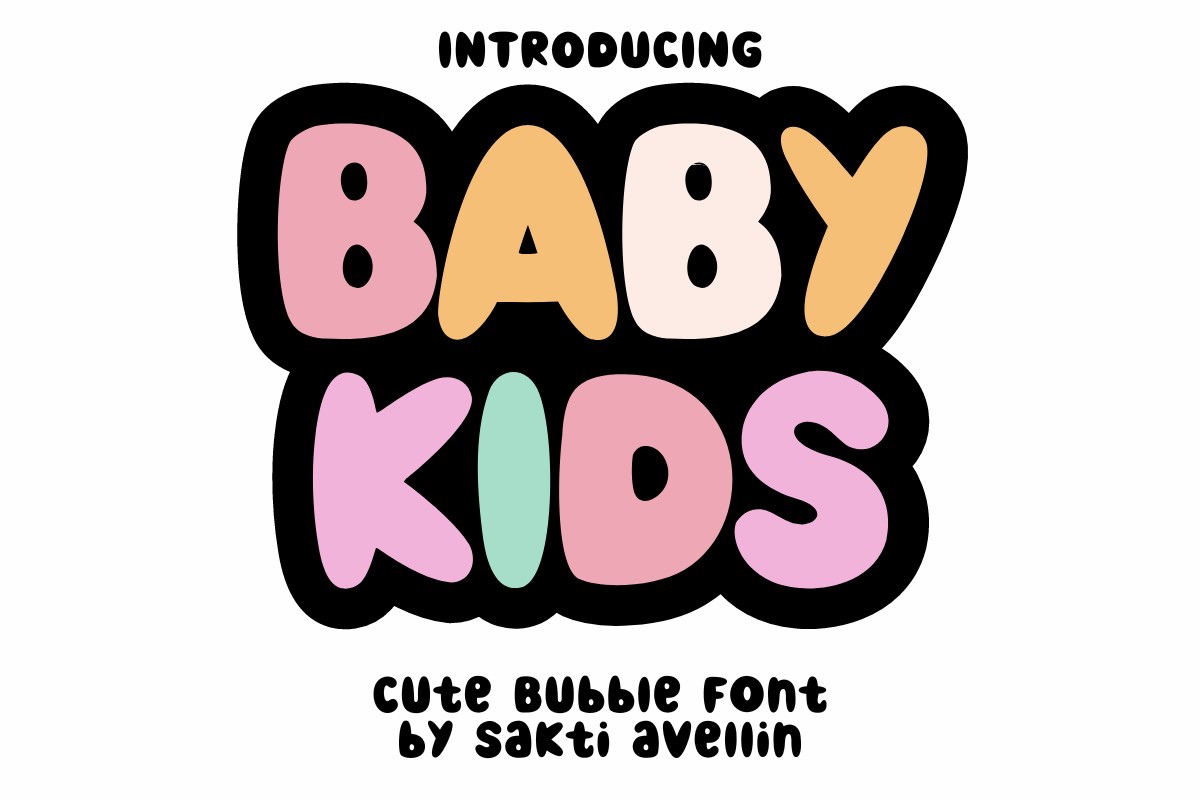 Шрифт Baby Kids