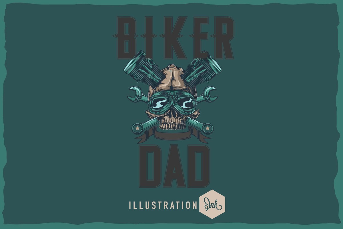 Шрифт ZP Biker Dad