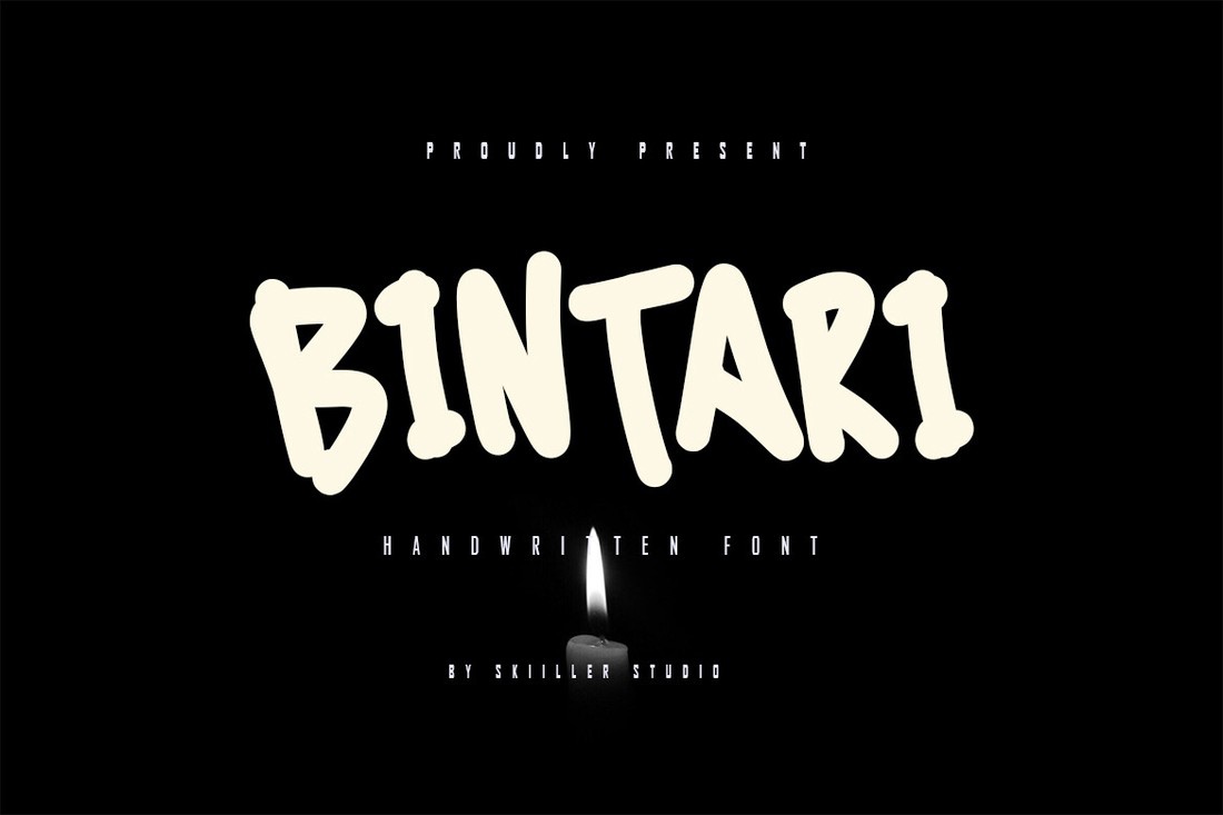 Шрифт Bintari