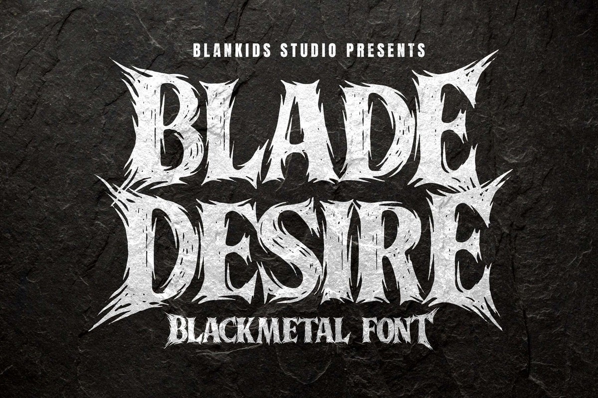 Шрифт Blade Desire