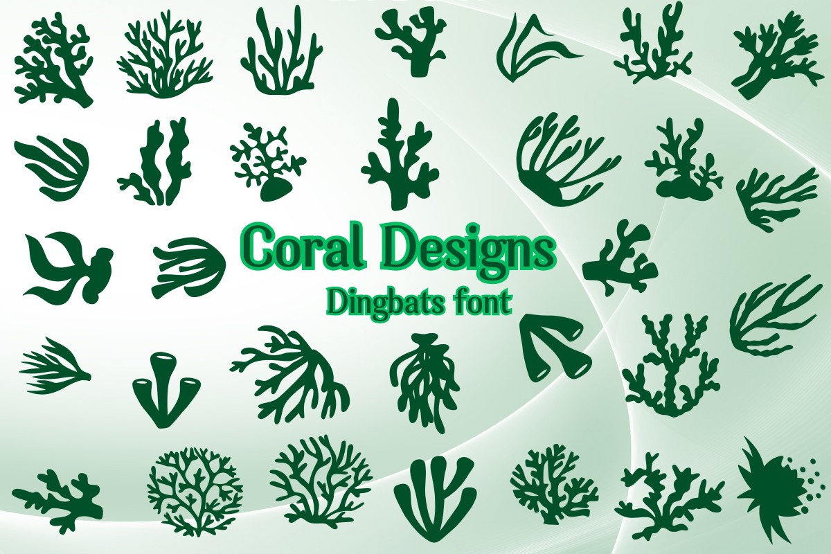 Шрифт Coral Designs