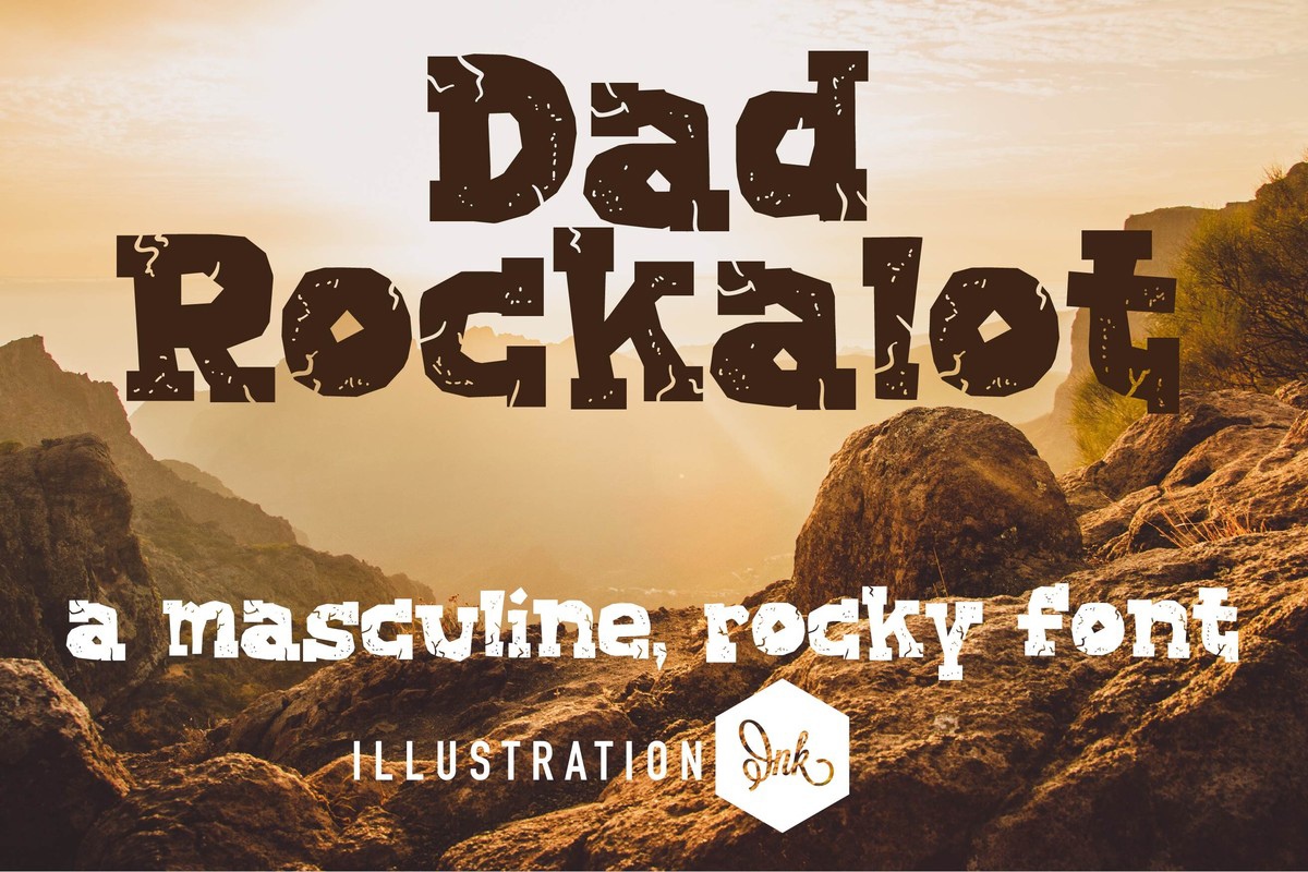 Шрифт PN Dad Rockalot
