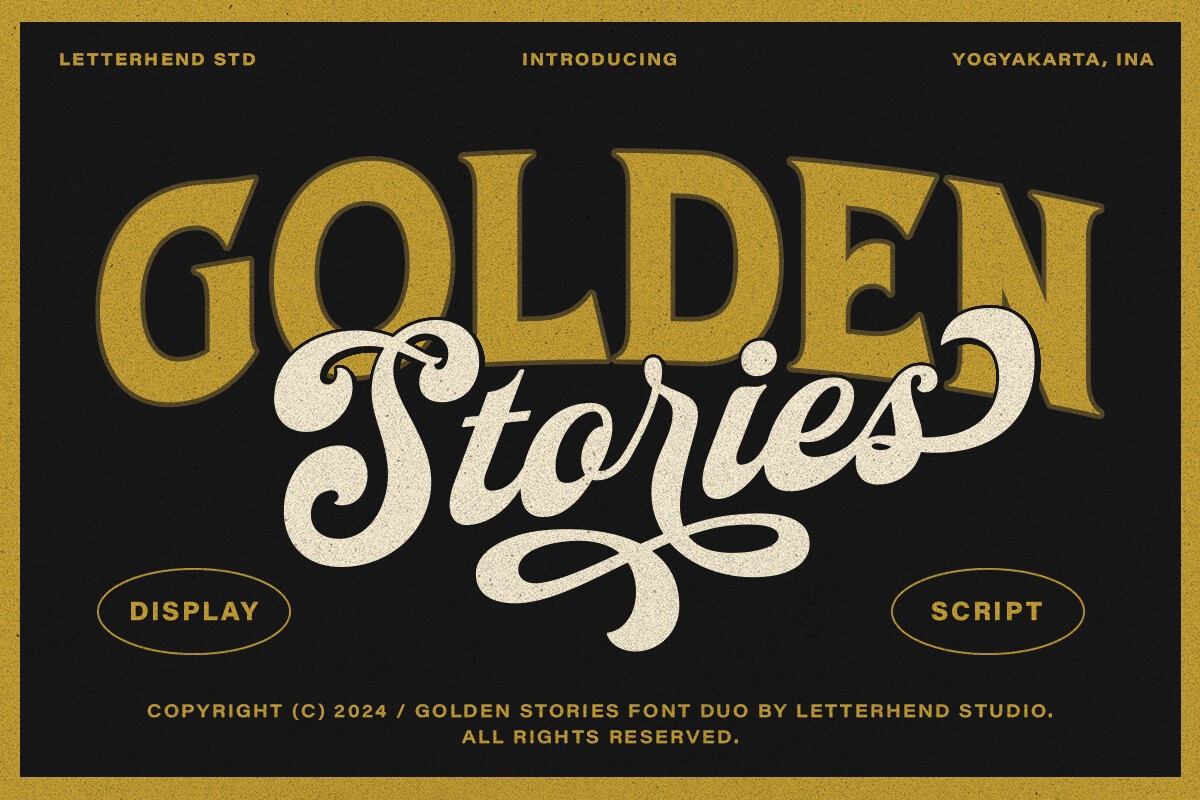 Шрифт Golden Stories