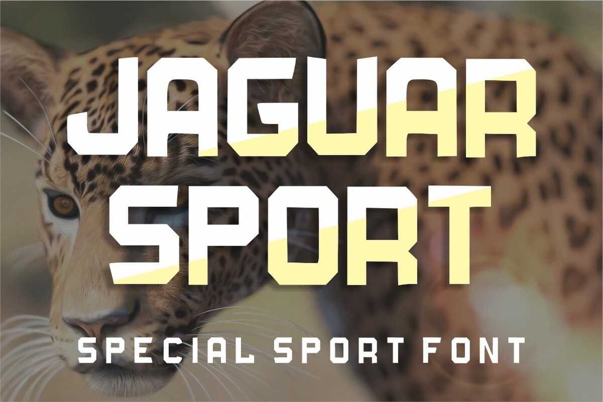 Шрифт Jaguar Sport