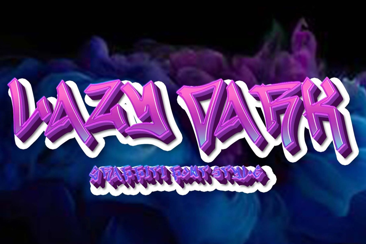Шрифт Lazy Dark