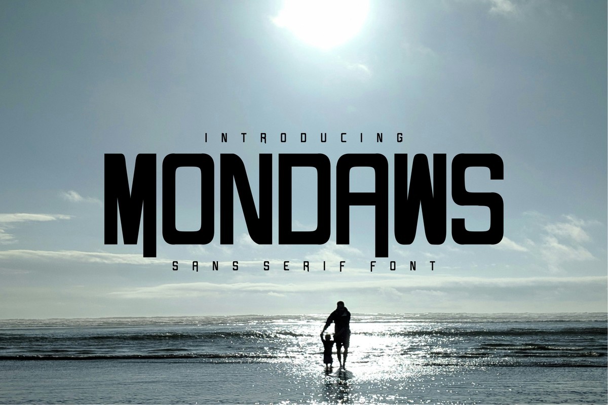 Шрифт Mondaws